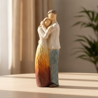 Faceless Sculpture Hand-Painted Human Figurine Gradient Abstract Figurine for Collectors, Shelf, Mantel, Desk