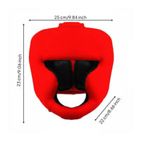 unobstructedFace Head Protector Clear Vision Boxing Head Protector Padded Shielding Headgear Adjustable Fit Boxing Headgear