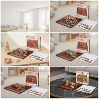 Compact Wooden Maze Game Brain Teaser Maze Board Game Sturdy Toy Portable for Families, Kids, Classroom