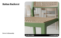 Stackable Plastic Woven Chair Modern Minimalist design Dining Seat Ergonomic support structurerest Seating Furniture Easy Assembly for Homeowners, Restaurant Owners, Interior Decorators