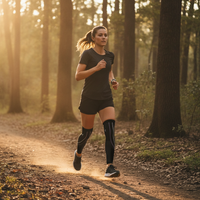 JKN Professional Compression Calf Sleeves for Sports - Thin, Breathable, Quick-Dry Leg Support for Running, Cycling, Tennis