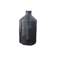 Wooden Vase Imperfection-Appreciating Bottle Vase Minimalist Flower Holder for Essentials-Focused Decorators, Tea Room
