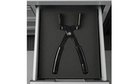 Petrol Line Disconnect Pliers Black Metal Petrol Line Disconnect Tool Non-Slip Handle Forked Jaw Pliers