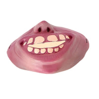 Half Face Pig Face Covering Exaggerated Latex Half Mask One Size Fits All for Adults, Pranksters, Costume Parties