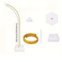 Balloon Arch Stand with Base Stable Balloon Arch Stand Curved for DIY Decorators