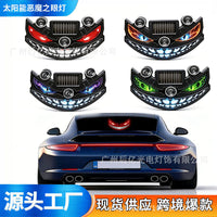 Solar Demon Eye LED Decorative Light for Car Rear Window