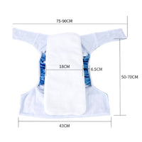 Adult Diaper with Inserts Absorbent Adult Cloth Diaper Breathable for Elderly