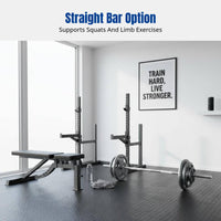 Barbell Set, Large Hole Painted Cast Iron Plates, Home Fitness, Leg Press, Weightlifting Equipment, Dense Cast Iron