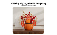Fortune Fruit Table Decor Festive Atmosphere Chinese New Year Good Luck Ornament Traditional Symbols Chinese New Year Decoration Kit for Entryway