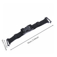 Scuba BCD Chest Strap Removable Scuba Chest Buckle Adjustable 1 Inch Strap Material Buckle Set for Divers, Underwater Sports