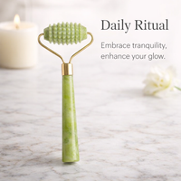 Xiuyan Jade Facial Massage Tool, Single Head for Face Beauty, Roller for Skin Care and Relaxation