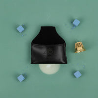 Pool Cue Chalk Holder Faux Leather Cue Chalk Bag Billiards Accessory