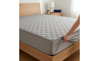 Solid Color Quilted Waterproof Mattress Protector Dust Proof Waterproof Fitted Mattress Pad Machine Washable Padded Cotton Bed Cover Thickened for Babies, Toddlers, Hotel, Guesthouse