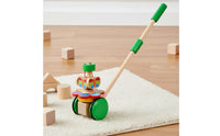 Encourages Walking Push and Pull Learning Toy Polished Edges Baby Learning Baby Walking Aid Colorful Design Toddler Push Cart with Stick Educational-Inspired for Toddlers