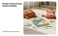 Screen-Non-Screen Bedtime Story Sound Book Supports Independent Play Point and Read Audio Book Easy to Use for Children, Boys, Preschool