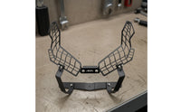 Metal Headlight Grille Guard Rigid Headlight Guard with Mounting Bracket Safeguarding Rugged for Motorcyclists