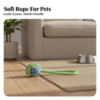 Teeth Cleaning Dog Rope Toy Long-Lasting Knotted Rope Dog Toy Chew-Resistant for Small to Large Size Category Dogs, Young Dogs, Chewing