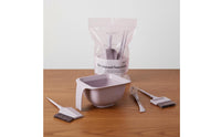 Hair Dye bowl Brush Set Chinese Design Create Hair Dye Brush and Bowl Set Reusable Hairdressing Supplies for Home