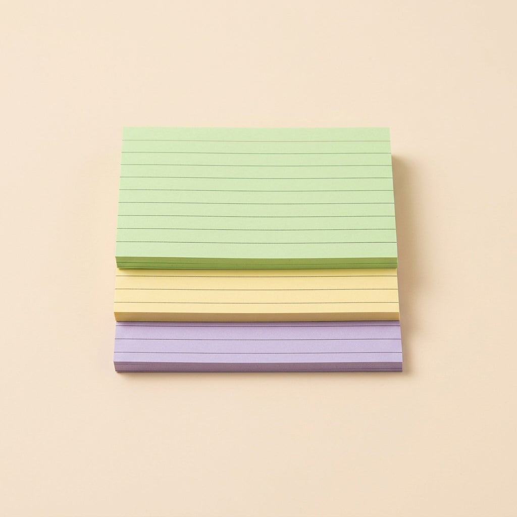 Colorful Index Tabs for Students School Work, Sticky Notes for Planning and Note Taking, Pink with Storage Box Organizer
