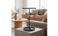 Horizontal Bar Jewelry Stand Tabletop Horizontal Bar Necklace Organizer Stand Modern Necklace Holder for Dresser