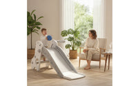 Slide with Climbing Frame Foldable Toddler Slide Kids Climber Compact Playset Slimline for Toddlers, Playroom, Bedroom