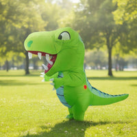 Inflatable Dinosaur Costume Full Body Inflatable Dinosaur Costume-Easy to Inflate for Children, Halloween, Stage Performances
