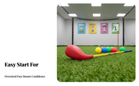 Large Sweet Area Kids Golf Club Lightweight Oversized Plastic Golf Club Forgiving Design for Boys, Juniors, Outdoor, Backyard, Driving Range