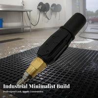 1/4 Inch Quick Connect Foam Nozzle Adjustable Spray Pattern High Pressure Foam Nozzle Heavy Duty Brass Power Washing Accessory