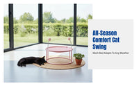 Elevated Mesh Pet Lounger All-Season Use Freestanding Pet Lounger Breathable Easy to Clean for Indoors, Living Room