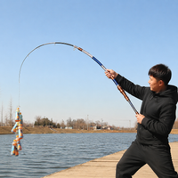 Fishing Rod and Reel Set Carbon Fiber Telescopic Sea Fishing Pole Multi Piece