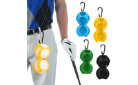 Silicone Golf Ball Holder Portable Double Golf Ball Holder Sports Accessory Easy to Clean Tear-Resistant for Golfers