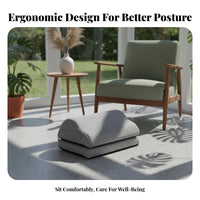 Half-Cylinder Foot Pillow Pressure Relief Ergonomic Accessory Adjustable Height