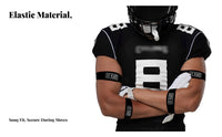 2 Pieces Football Arm Band Sweat-Wicking-Wicking Bicep Band Sports Bicep Strap for Athletes, Fitness Enthusiasts, Gym, Workouts, Running