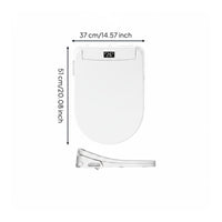 Automatic Cleaning Smart Toilet Seat Instant Hot Water Electric Bidet Seat Slow Close Lid Electric Toilet Cover Foam Barrier for Home