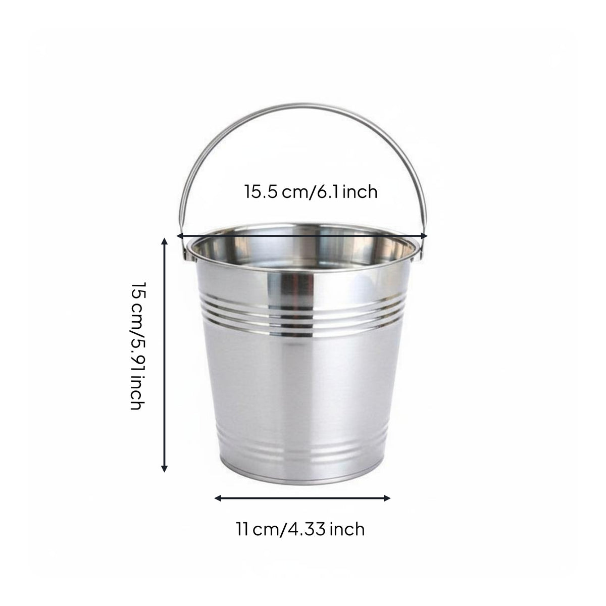 Bar Ice Bucket Multipurpose Beverage Chiller Insulated Tableware for Restaurant Owners