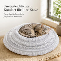 Pet Cooling Mat for Cats and Small Dogs, Round Washable Summer Sleeping Pad for Kennels and Cages