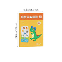 Kids Mind Game Early Learning Educational Toy, Cartoon Animals, Fruits, Numbers, Transportation, Paper