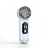 Compact Handheld Fan with Digital Display Rechargeable Portable Fan with Digital Display for Travelers