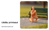 Wedding Miniature Figure Highly Detailed 1:64 Scale People Figure HO Scale Miniature Person Assorted Poses for Scene Builders