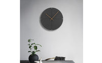 Wall Clock with Wood Hands Modern Minimalist Wall Clock 12 Inch Battery Operated for Living Room, Bedroom