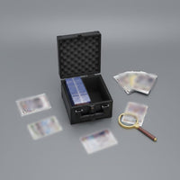 Aluminum Card Storage Box High Capacity Graded Card Carrying Case Hard Shell Slab Case Sturdy Duty Lockable for Travel