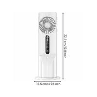 Quiet Operation Desktop Misting Fan Strong Airflow Personal Evaporative Cooler Digital Display Home Appliance Adjustable Timer for Office