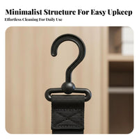 Wall Mounted Hat Holder No-Drill Installation Hanging Hat Rack for Dorm Room