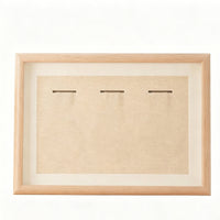 Clear Protective Cover Panel Tabletop Medal Frame textileLined Wooden Medal Display Frame