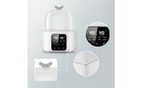 Baby Bottle Warmer and Sterilizer Multi-Function Bottle Warmer and Sterilizer Infant Meals Heater Compact Appliance Safe