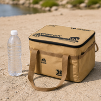 Sturdy 30L MOLLE Bag, Waterproof Outdoor Equipment Bag with Internal Dividers, Tactical Camping Cookware Bag, Water-Repellent
