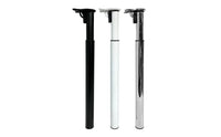Metal Table Leg with Mounting Plate Easy Installation Table Leg Mounting Hardware Slim Heavy-Duty for DIYers, Bar Tables