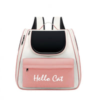 Space Capsule Backpack for Cat and Dog, Polyester Pet Backpack with 12-Hole Bubble Window, Portable Breathable Outdoor Pet Travel Carrier Case