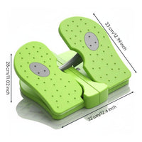 Non-Slip 2 in 1 Stepper and Stretcher Low-Effect Mini Stepper Ergonomic Design Calf Stretcher Sturdy for Elderly, Office