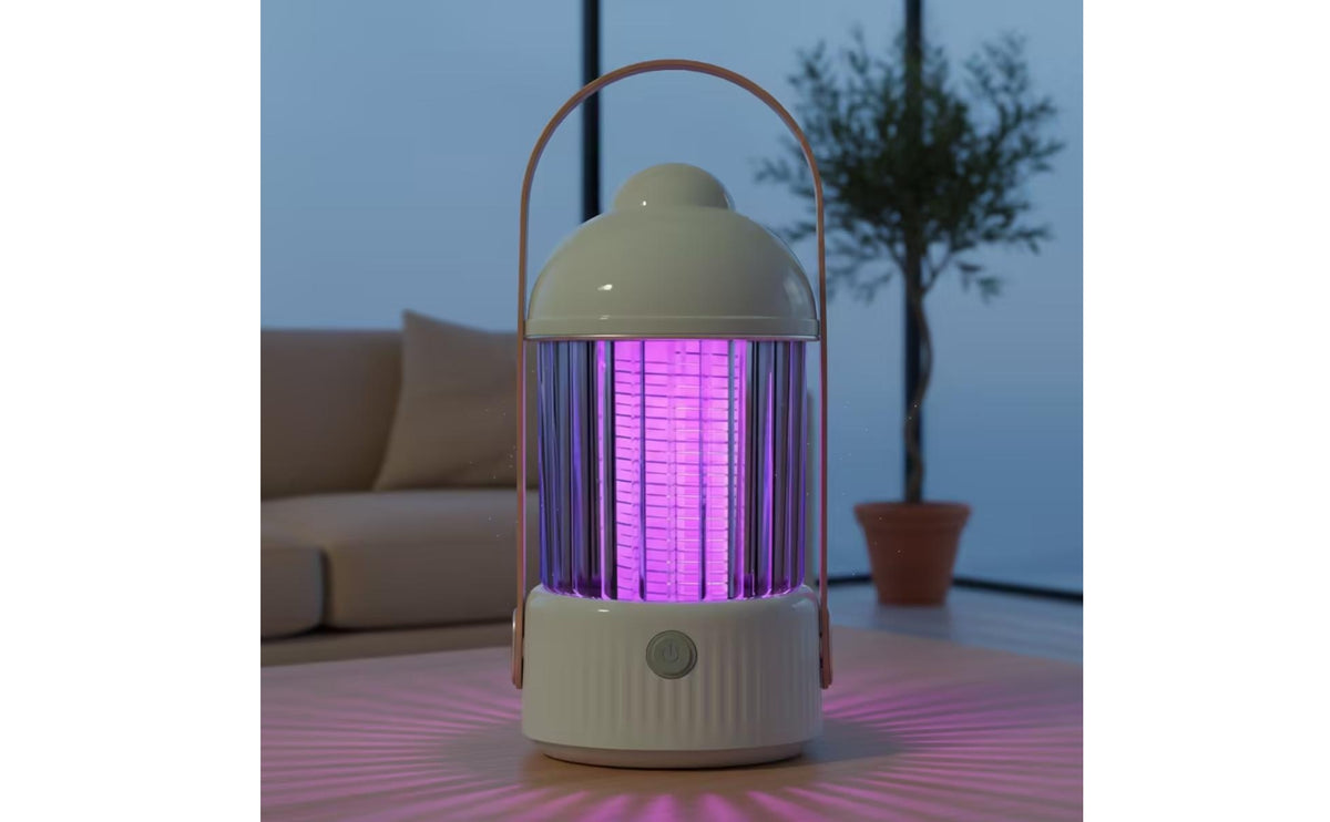 High-Voltage Bug Lamp Indoor Bug Device with Rechargeable Battery Outdoor Appliance Quiet for Tent